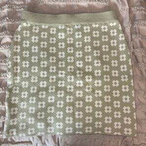 Princess Polly Floral Patterned Green Skirt